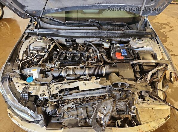 1HGCV1F36MA109134 2021 HONDA ACCORD Silver Вид задньої частини салону