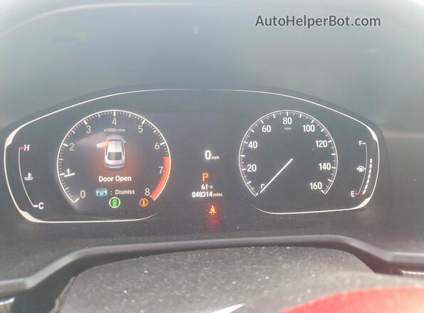 1HGCV1F36MA122787 2021 HONDA ACCORD Black Widok zestawu wskaźników