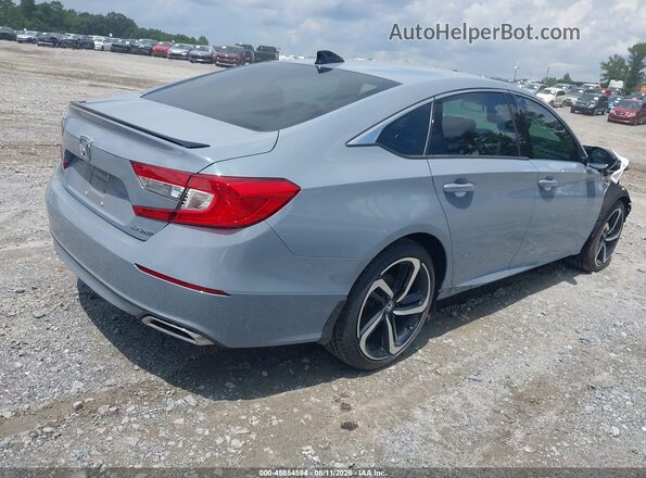 1HGCV1F36NA075293 2022 HONDA ACCORD Light Blue Задня права чверть