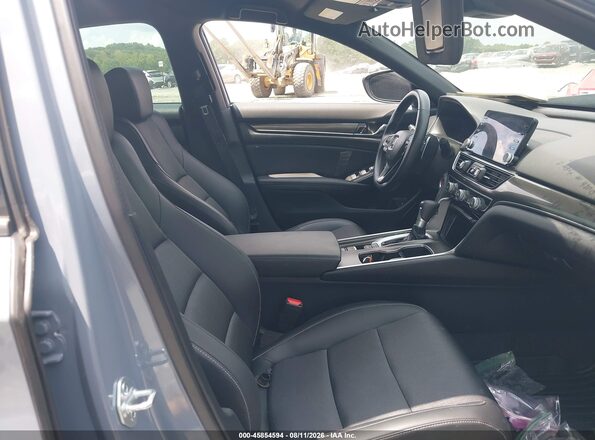 1HGCV1F36NA075293 2022 HONDA ACCORD Light Blue Вид салону спереду