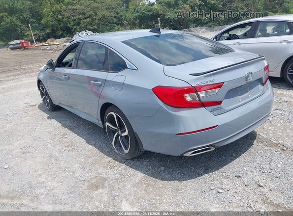 1HGCV1F36NA075293 2022 HONDA ACCORD Light Blue Задня ліва чверть