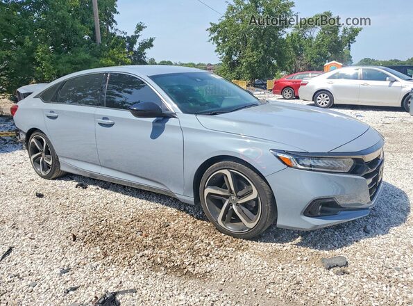 1HGCV1F36NA109071 2022 HONDA ACCORD Gray Przód prawy