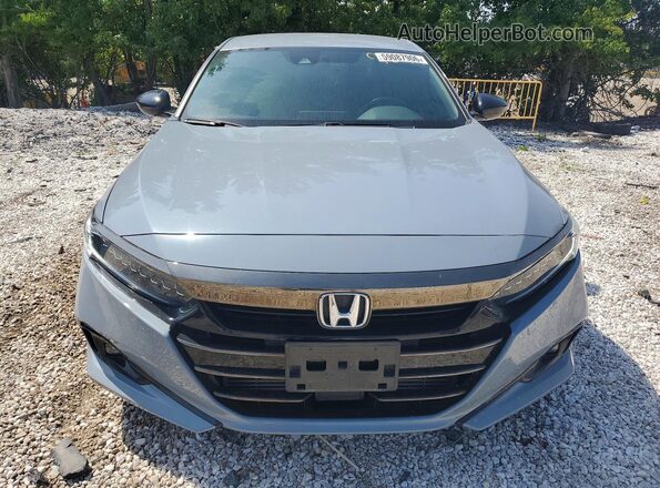 1HGCV1F36NA109071 2022 HONDA ACCORD Gray Widok z przodu