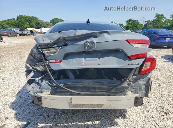 1HGCV1F36NA109071 2022 HONDA ACCORD Gray Widok z tyłu
