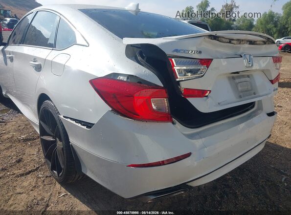 1HGCV1F37JA170570 2018 HONDA ACCORD White წინა ხედი