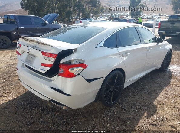 1HGCV1F37JA170570 2018 HONDA ACCORD White უკანა მარჯვენა