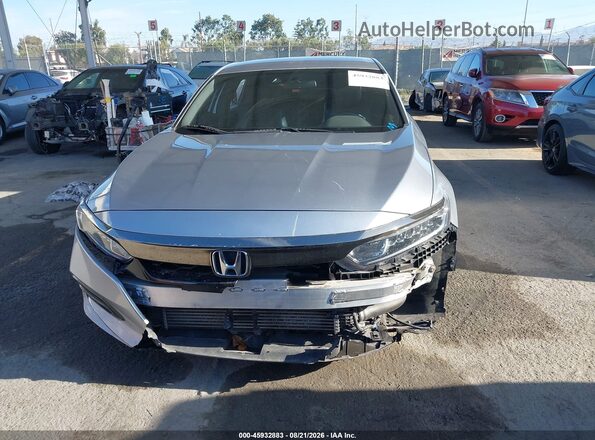1HGCV1F37JA239919 2018 HONDA ACCORD Silver ხელსაწყოთა პანელის ხედი