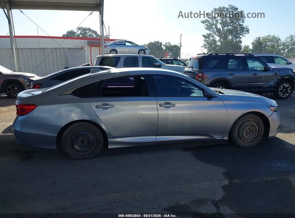 1HGCV1F37JA239919 2018 HONDA ACCORD Silver უკანა სალონის ხედი