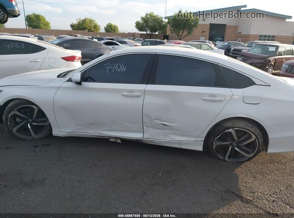 1HGCV1F37JA242416 2018 HONDA ACCORD Белый 