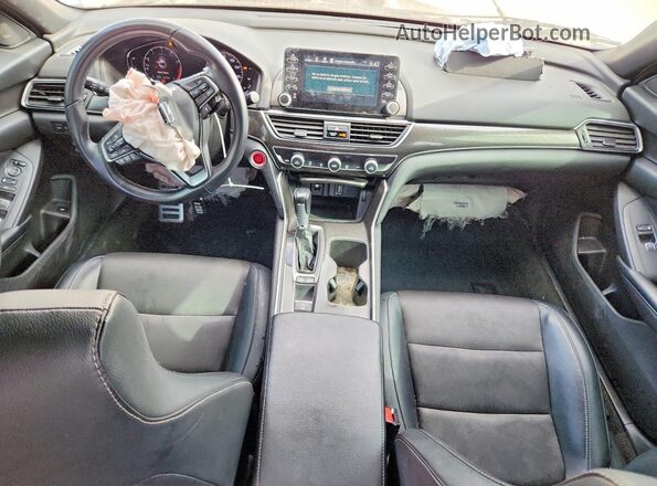 1HGCV1F37JA248569 2018 HONDA ACCORD White წინა პანელის ხედი