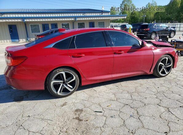 1HGCV1F37KA051094 2019 HONDA ACCORD Red უკანა მარჯვენა