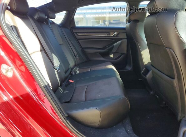 1HGCV1F37KA051094 2019 HONDA ACCORD Red უკანა სავარძლების ხედი