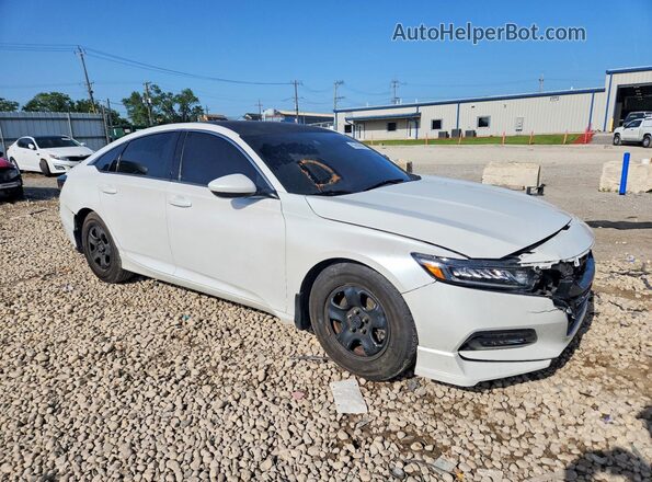 1HGCV1F37KA082202 2019 HONDA ACCORD White Przód prawy