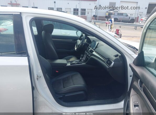 1HGCV1F37KA086525 2019 HONDA ACCORD White Front interior view