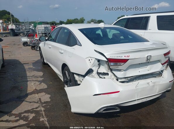 1HGCV1F37KA086525 2019 HONDA ACCORD White Rear left