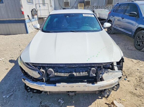 1HGCV1F37KA133519 2019 HONDA ACCORD Белый Вид спереди