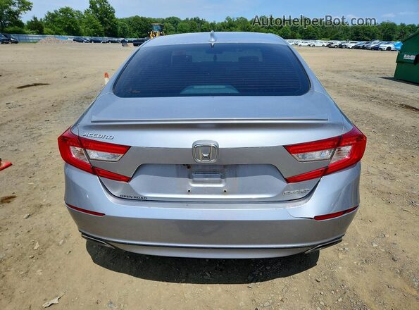 1HGCV1F37KA145489 2019 HONDA ACCORD Silver Widok z tyłu