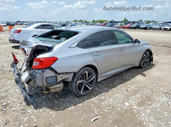 1HGCV1F37KA153284 2019 HONDA ACCORD Silver Rear right