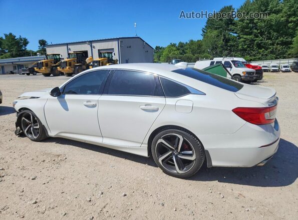 1HGCV1F37LA001829 2020 HONDA ACCORD White Rear left