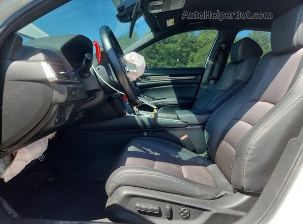 1HGCV1F37LA001829 2020 HONDA ACCORD White Front interior view