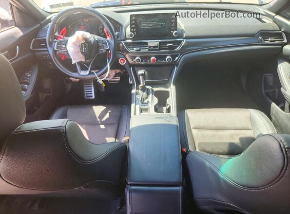 1HGCV1F37LA001829 2020 HONDA ACCORD White Dashboard view