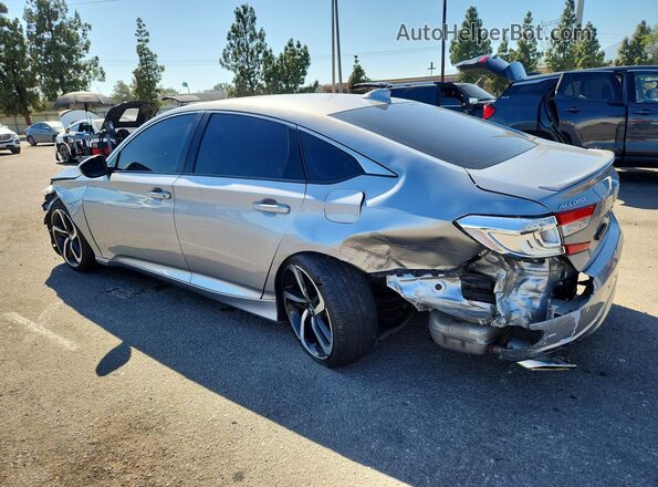 1HGCV1F37LA039190 2020 HONDA ACCORD Серебряный Задняя левая четверть