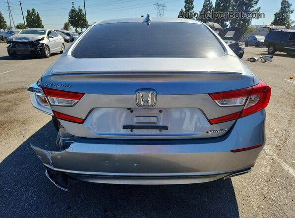 1HGCV1F37LA039190 2020 HONDA ACCORD Серебряный Вид сзади