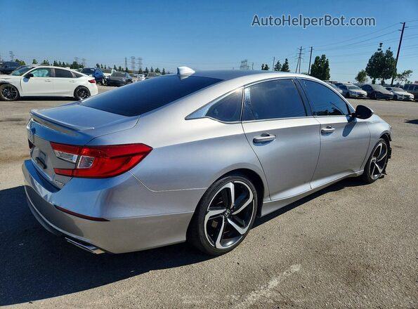 1HGCV1F37LA039190 2020 HONDA ACCORD Серебряный Задняя правая четверть