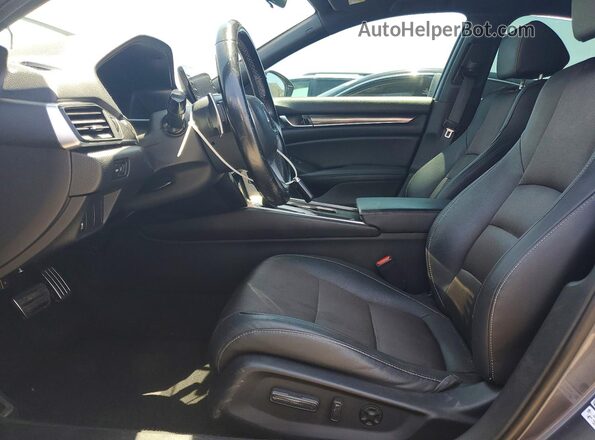 1HGCV1F37LA040971 2020 HONDA ACCORD Gray Front interior view