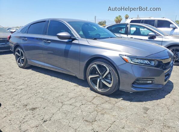 1HGCV1F37LA040971 2020 HONDA ACCORD Gray Front right