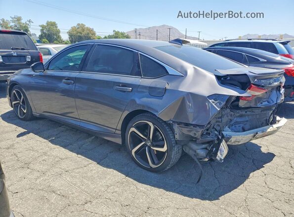 1HGCV1F37LA040971 2020 HONDA ACCORD Gray Rear left
