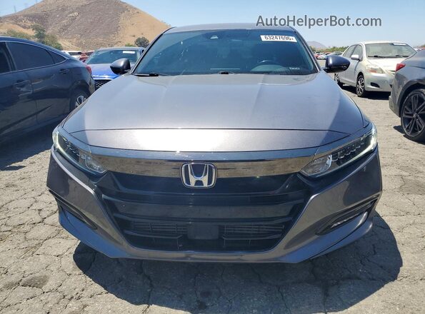 1HGCV1F37LA040971 2020 HONDA ACCORD Gray Front view