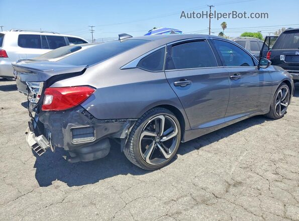 1HGCV1F37LA040971 2020 HONDA ACCORD Gray Rear right