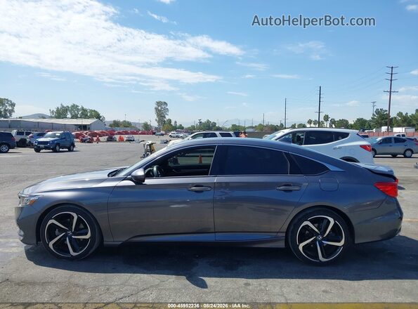 1HGCV1F37LA062999 2020 HONDA ACCORD Gray Vista interior de 360 grados