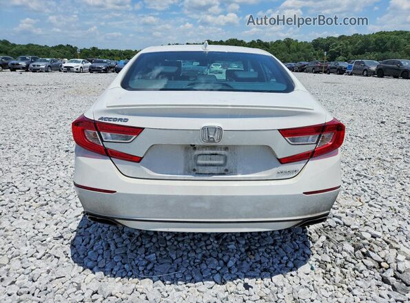 1HGCV1F37LA073128 2020 HONDA ACCORD Белый Вид сзади