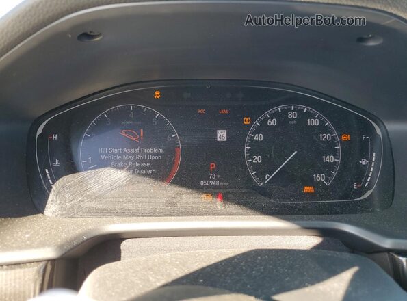 1HGCV1F37LA086638 2020 HONDA ACCORD White Սարքավորումների վահանակի տեսք