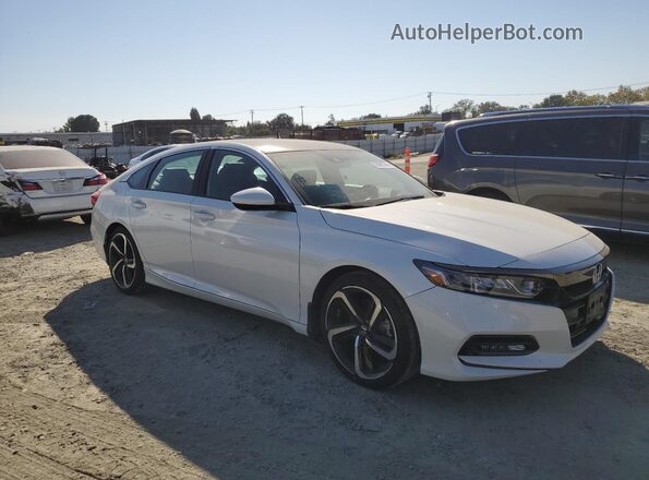 1HGCV1F37LA086638 2020 HONDA ACCORD White Առջևի աջ