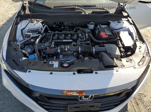 1HGCV1F37LA086638 2020 HONDA ACCORD White Սալոնի հետևի տեսք