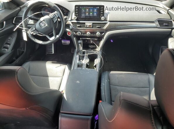 1HGCV1F37LA089006 2020 HONDA ACCORD Красный Вид панели приборов
