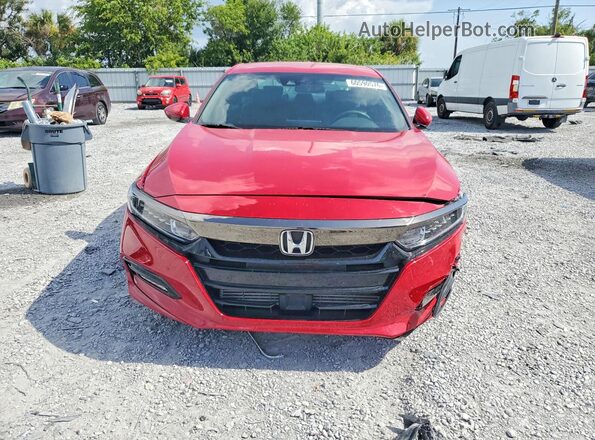 1HGCV1F37LA089006 2020 HONDA ACCORD Красный Вид спереди