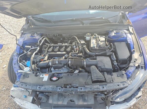 1HGCV1F37LA148278 2020 HONDA ACCORD Синий Вид задней части салона