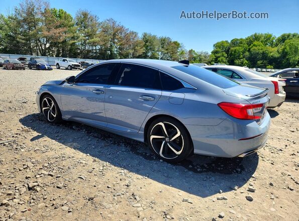 1HGCV1F37MA015120 2021 HONDA ACCORD Gray Задня ліва чверть