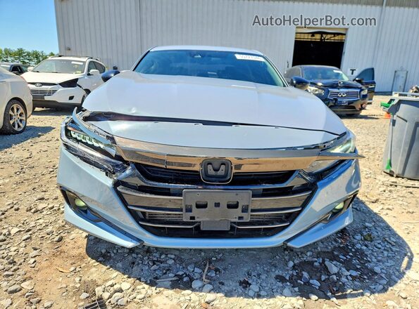 1HGCV1F37MA015120 2021 HONDA ACCORD Gray Вид спереду