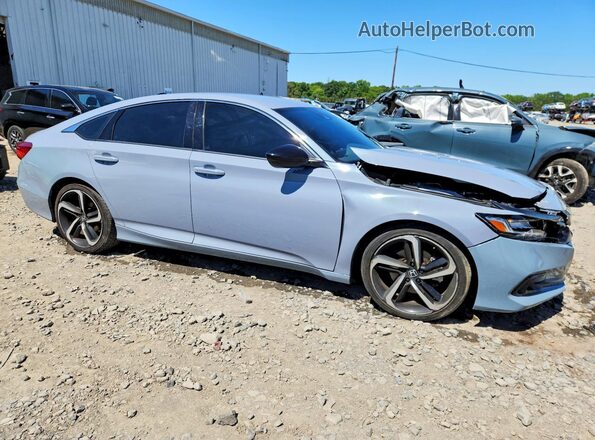 1HGCV1F37MA015120 2021 HONDA ACCORD Gray Передня права чверть