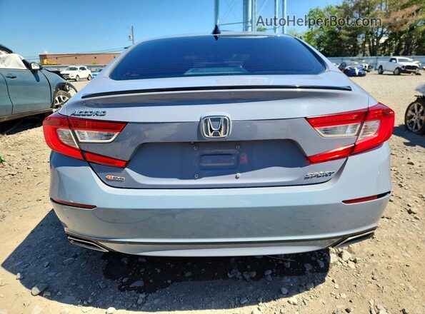 1HGCV1F37MA015120 2021 HONDA ACCORD Gray Вид ззаду
