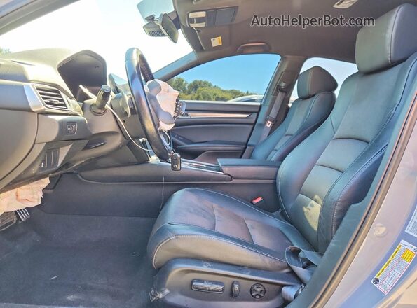1HGCV1F37MA015120 2021 HONDA ACCORD Gray Вид салону спереду