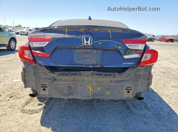 1HGCV1F37MA049493 2021 HONDA ACCORD Черный Вид сзади