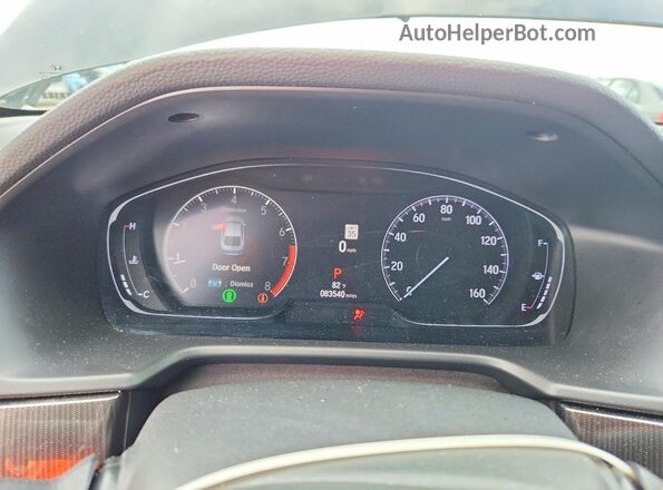 1HGCV1F37MA059943 2021 HONDA ACCORD Black Սարքավորումների վահանակի տեսք