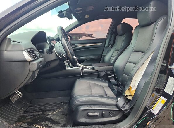 1HGCV1F37MA059943 2021 HONDA ACCORD Black Սալոնի դիմացի տեսք