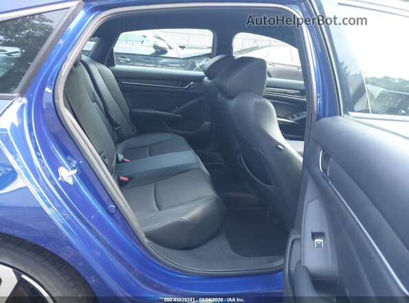 1HGCV1F37MA081067 2021 HONDA ACCORD Blue VIN կոդի պիտակի տեսք